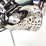 Protecção de Cárter e Escape P-TECH KTM EXC 250/300 07-16, HUSABERG TE 250/300 11-14, HUSQVARNA TE 250/300 14-16