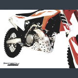 Protecção de Cárter e Escape P-TECH KTM EXC 250/300 20-23, HUSQVARNA TE 250/300 20-23