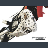 Protecção de Cárter e Escape P-TECH KTM EXC 250/300 20-23, HUSQVARNA TE 250/300 20-23