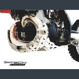 Protecção de Cárter e Escape P-TECH KTM EXC 250/300 20-23, HUSQVARNA TE 250/300 20-23