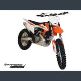Protecção de Cárter e Escape P-TECH KTM EXC 250/300 20-23, HUSQVARNA TE 250/300 20-23