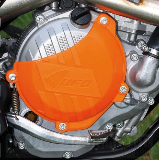 Protecção de Tampa de Embraiagem UFO para KTM SX-F 250/350 16-18, EXC-F 250/350 17-18 Laranja