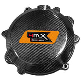 Protecção Tampa Discos Embraiagem Carbono 4MX para KTM EXC SX 250/300 13-16, HUSQVARNA TE 250/300 14-16