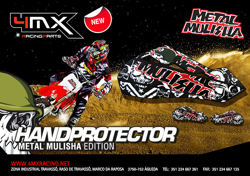 Protecções de mãos 4MX METAL MULISHA