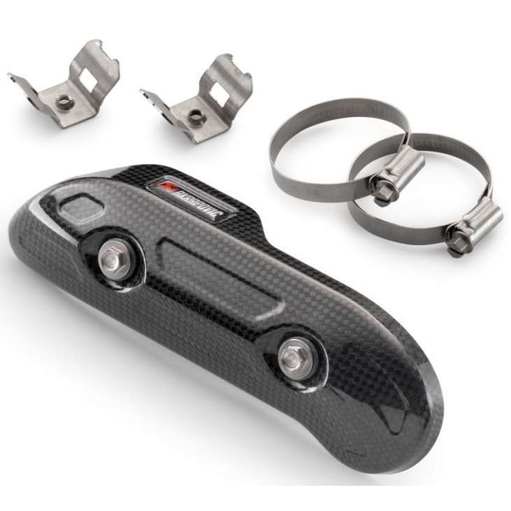Protector de Colector em Carbono KTM 4T 07-16, HUSABERG FE 250/450/501 13-14, HUSQ. FE 450/501 14-16