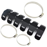 Protecção CROSSPRO Alumínio (cor Preto) para curvas de escape 4T