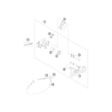 Purgador de Pinça de Travão Traseiro Completo KTM (Ref. 11)