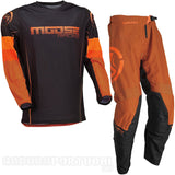 Conjunto MOOSE RACING QUALIFIER Laranja/Preto 2023