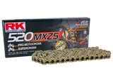 Corrente RK 520MXZ5 Super Reforçada Dourada (118 elos)
