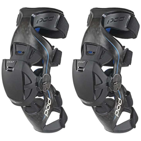 Joelheiras Ortopédicas POD ACTIVE K8 Carbono Azul/ Preto