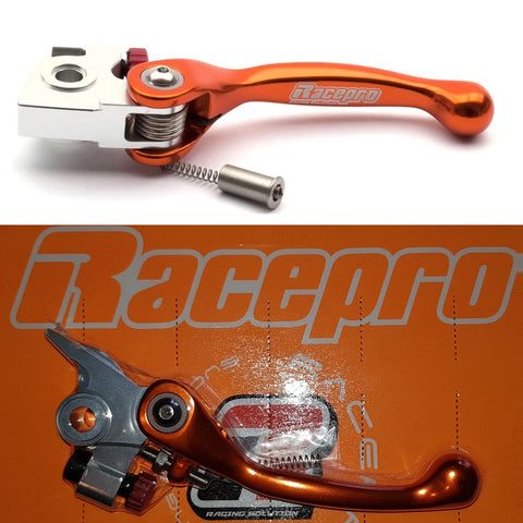 Par de Manetes Articuladas RACEPRO RL#3 HUSABERG FE 250/350/450/501 2014, TE 125/250/300 2014 Laranja (BREMBO)
