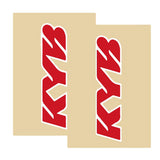 Jogo de Autocolantes de Forqueta THROTTLE JOCKEY para KAYABA Transparente Vermelho