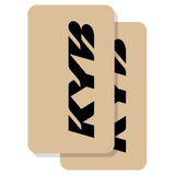 Jogo de Autocolantes de Forqueta THROTTLE JOCKEY para KAYABA Transparente Preto/Branco