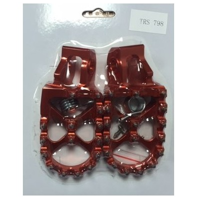 Jogo de pousa-pés sobredimensionados OFFPARTS KTM EXC/EXC-F 17-... SX/SX-F 16-... Laranja