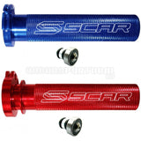 Cana de Acelerador em Alumínio SCAR SUZUKI RMZ 250 04-06, RMZ 450 05-21, RMX 450Z 10-19