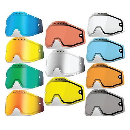 Lentes Duplas Ventiladas 100% RACECRAFT, ACCURI e STRATA (Lente espelhada: 33,50€)