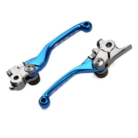 Par Manetes Articuladas ZETA para HUSQVARNA TE/FE 2017, TC/FC 16-17 Azul