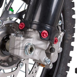 Kit Parafusos Alumínio ZETA para Protecção de Forquilha KAWASAKI KX / KX-F / KX-X / KLX Vermelho (ver modelos)