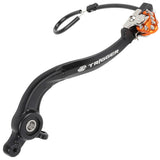 Pedal de Travão ZETA TRIGGER para HUSQVARNA TC 125 16-22, FC 250/350/450 16-22, FE 450/501 17-21 Laranja
