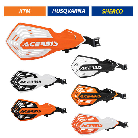 Protecções de Mãos ACERBIS K-FUTURE KTM SX 125 17-25, SX 150 17-20, SX 250 14-25, SX 300 23-25, SX-F 250/350/450 14-25