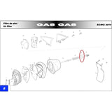 Anilha Filtro de Ar GAS GAS