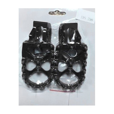 Jogo de pousa-pés sobredimensionados OFFPARTS KTM EXC/EXC-F 17-... SX/SX-F 16-... Preto