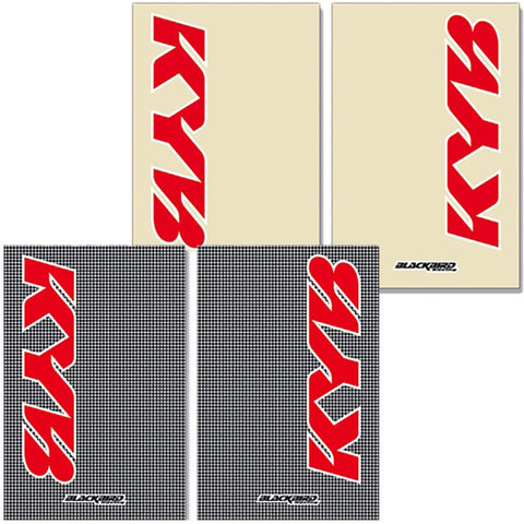 Jogo de Autocolantes de Forqueta BLACKBIRD RACING KAYABA