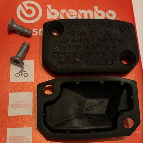 Tampa do Reservatório do Óleo de Embraiagem BREMBO com Borracha Original HUSABERG FE/TE 14, HUSQVARNA FC/TC/FE/TE 14-16