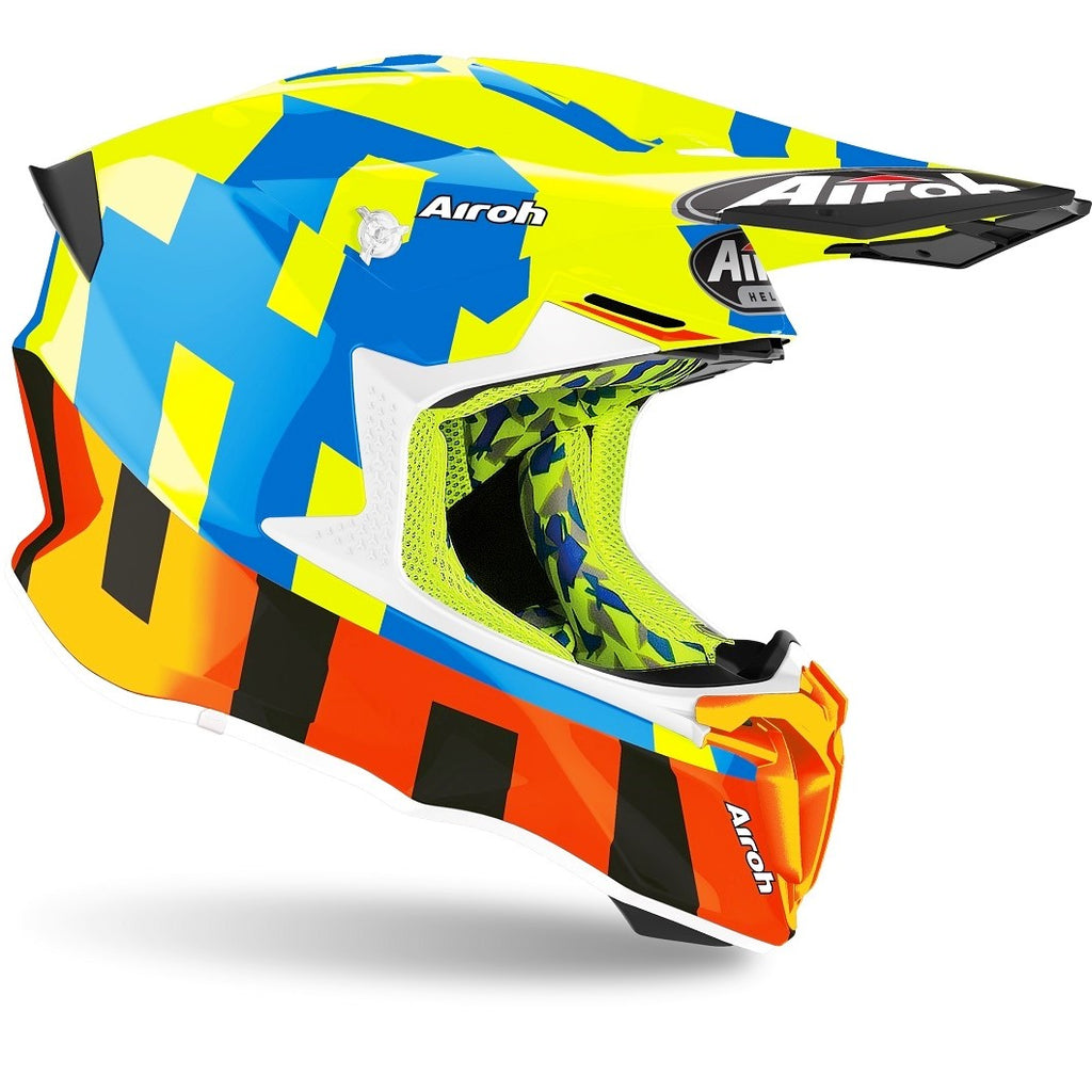 Capacete AIROH TWIST 2.0 FRAME Amarelo Gloss 2020