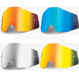 Lentes Espelhadas 100% RACECRAFT, ACCURI e STRATA (compatível com FMF VISION)