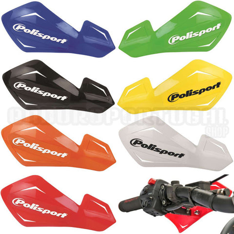 Protecções de Mãos POLISPORT FREE FLOW + Kit de Montagem Universal