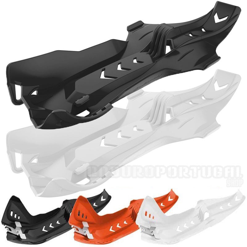 Protecção Cárter POLISPORT FORTRESS com Protecção Biela KTM SX 250, SX-F 250/350, HUSQY TC/TE/FC/FE (ver modelos)