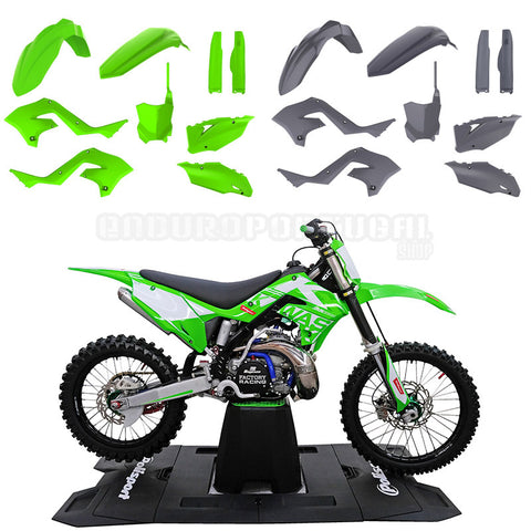 Kit de Plásticos POLISPORT RESTYLING KAWASAKI KX 125/250 03-08 Look KX 450 2022
