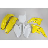 Kit de Plásticos UFO para SUZUKI RMZ 250 07-09 Amarelo/Branco