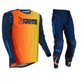 Conjunto MOOSE RACING M1 AGROID Azul Marinho/Laranja 2021