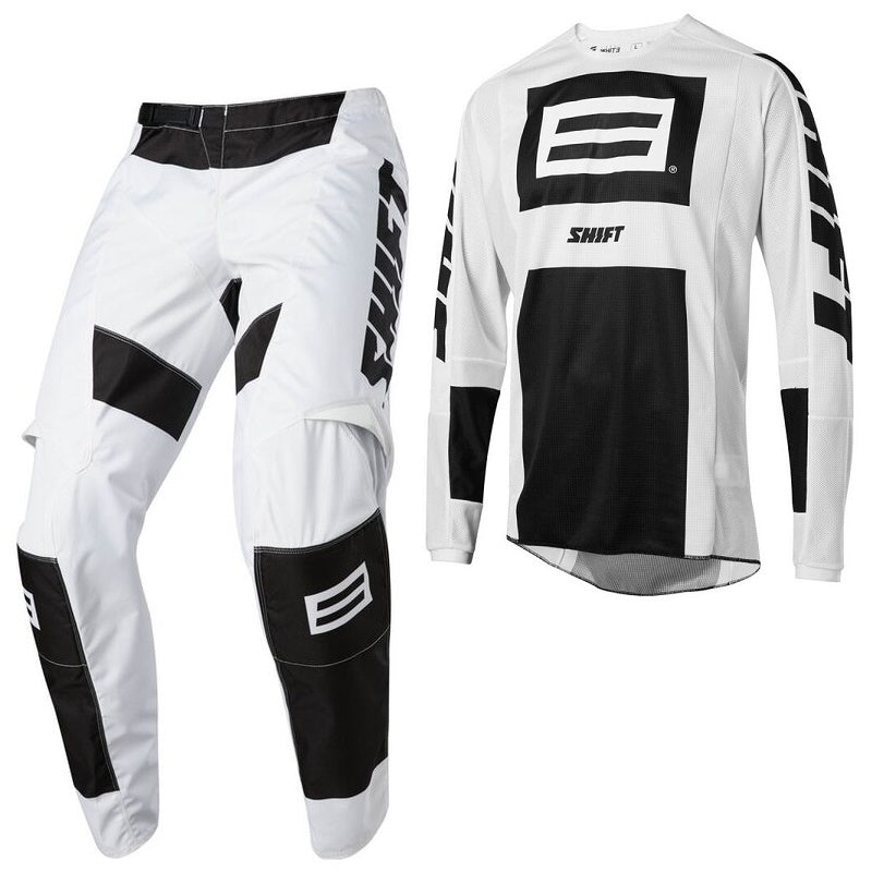 Conjunto SHIFT WHIT3 LABEL ARCHIVAL Branco/Preto 2020 - Camisola XL ; Calças 36