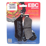 Pastilhas Travão Frente EBC FA209/2 para BMW F650/F700/F800, KTM 690 Enduro 08-24, HUSQVARNA 701 Enduro 16-24, YAMAHA XT 660R