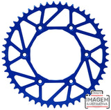 Cremalheira Ferro ULTRALIGHT L ESJOT KTM 90-../ HUSABERG 04-14/ HUSQVARNA 14-../ GAS GAS 21-.. Azul ou Laranja