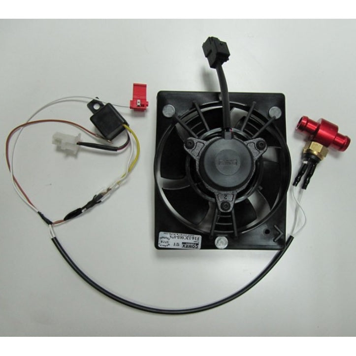 Electroventilador universal c/ termocontacto para motos sem bateria
