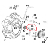 ELECTRIC STARTER GEAR SHAFT GAS GAS 14-20