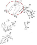 Guarda-lamas Traseiro HUSABERG 4T 09-12