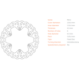 Disco de Travão Traseiro MOTO-MASTER Nitro Series KTM EXC/EXC-F/SX/SX-F 98-.. HUSABERG ..-14 HUSQVARNA 14-..