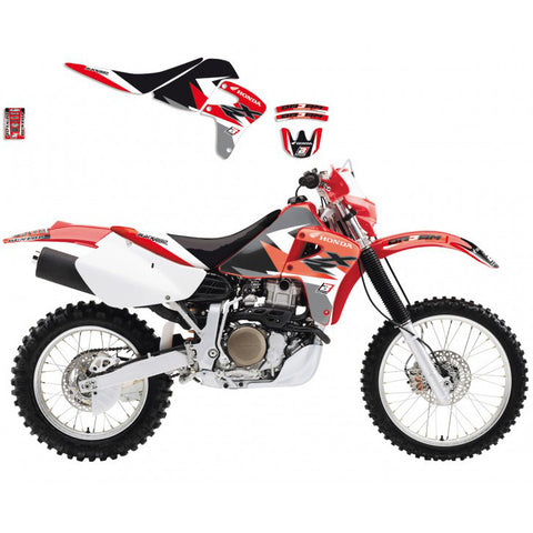 Kit de autocolantes e capa de assento BLACKBIRD DREAM 3 SERIES HONDA XR 650 00-09