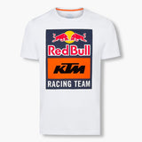 T-shirt RED BULL KTM RACING TEAM EMBLEM Branco