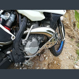 Protecção de Cárter e Escape P-TECH para KTM EXC 250/300 17-19, HUSQVARNA TE 250/300 17-19