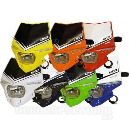 Porta-farol UFO STEALTH HEADLIGHT (12V/35W & LED) SINGLE COLOR