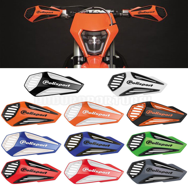 Protecções de Mãos POLISPORT MX AIR (Laranja/Preto: 16€)