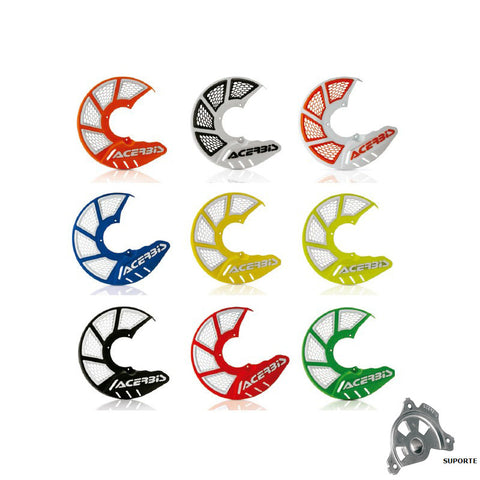 Protecção de Disco ACERBIS X-BRAKE 2.0 VENTED YAMAHA YZ 125/250 04-25, YZ 250F/450F 04-13, WR 250F/450F 04-19 (com suporte)