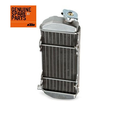 Radiador Direito com Tampão KTM EXC-F 08-14, HUSABERG FE 13-14, HUSQVARNA FE 14-16