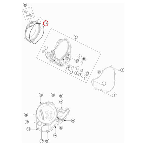 CLUTCH COVER GASKET OUTSIDE